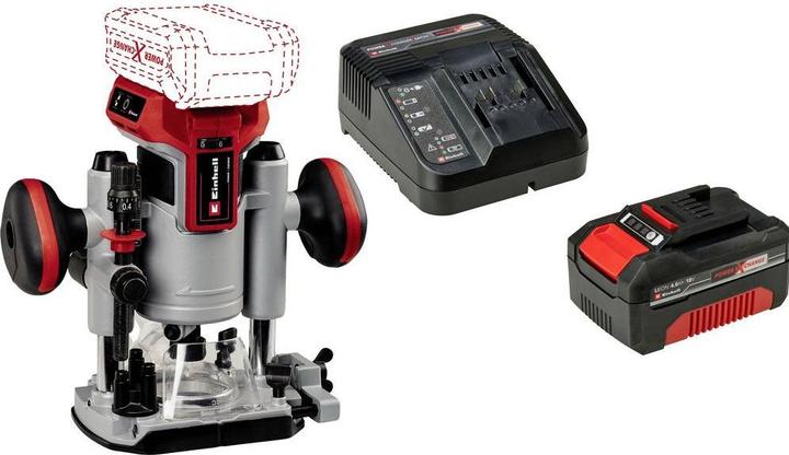 Einhell Set bestehend aus Akku-Ober-& Kantenfräse TP-RO 18 Li BL - Solo und