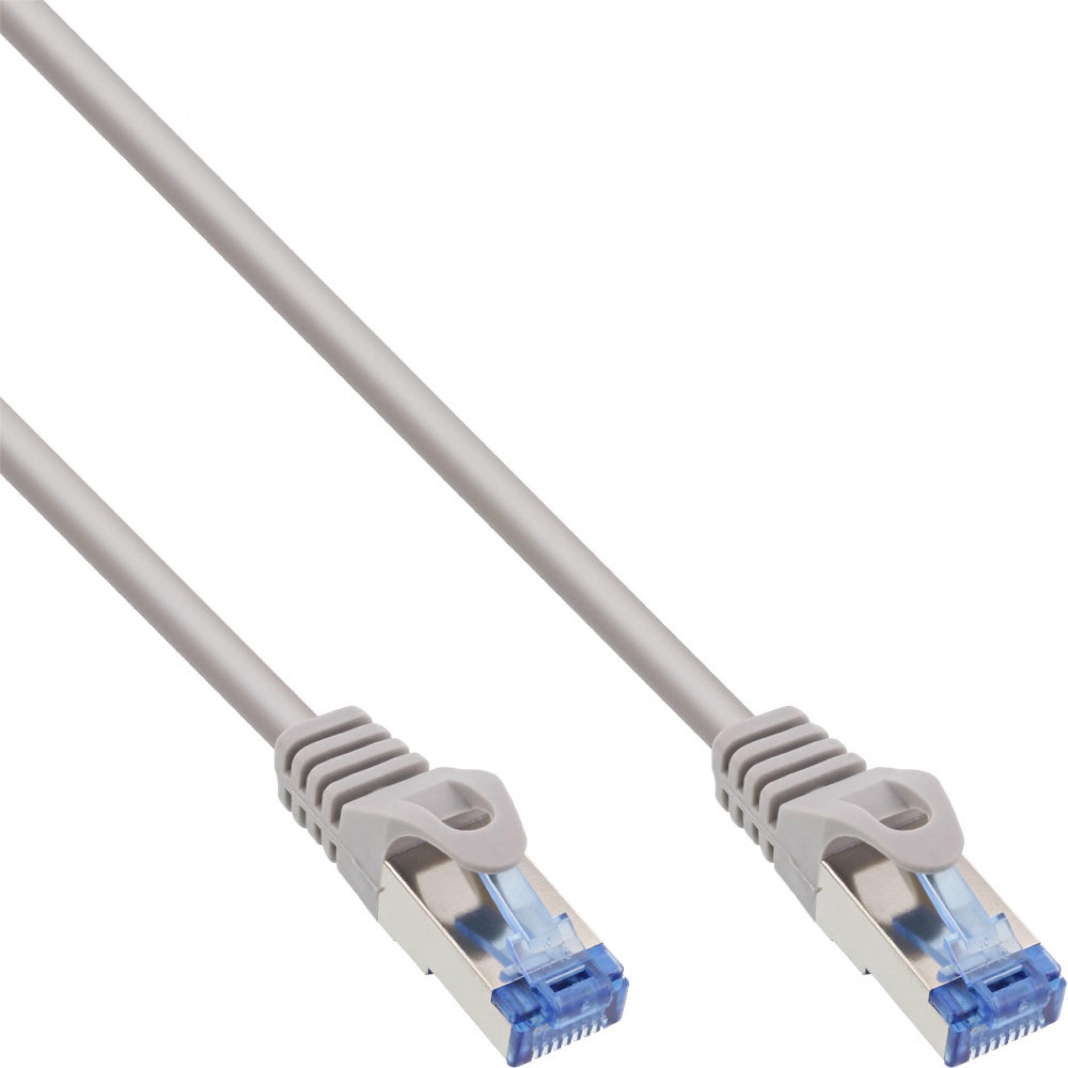 InLine Patch-Kabel RJ-45 (M) bis RJ-45 (M) (S/FTP, CAT6a, 10 m), Netzwerkkabel