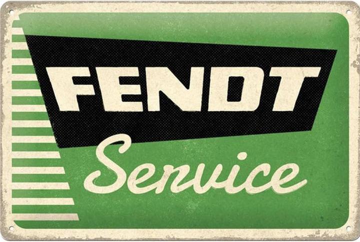 Produktbild Nostalgic-Art Merchandising Schild Fendt Service 20 x 30 cm, Metall
