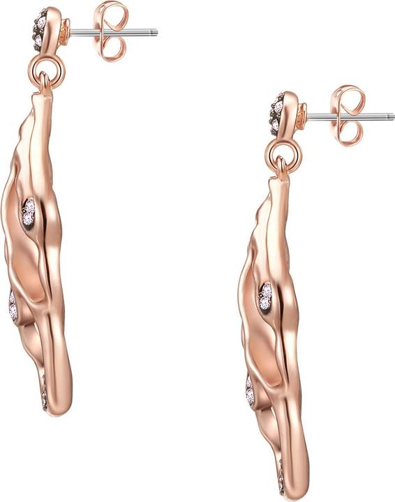 Produktbild Lulu & Jane Metall-Legierung verziert mit Kristallen von Swarovski® roségold/schwarz - 33296 (Metall-Legierung)