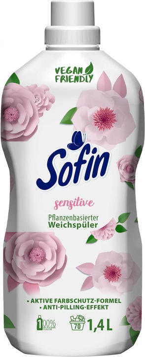 Immagine prodotto Sofin ammorbidente vegano sensibile (70 Cicli di lavaggio, Liquida)