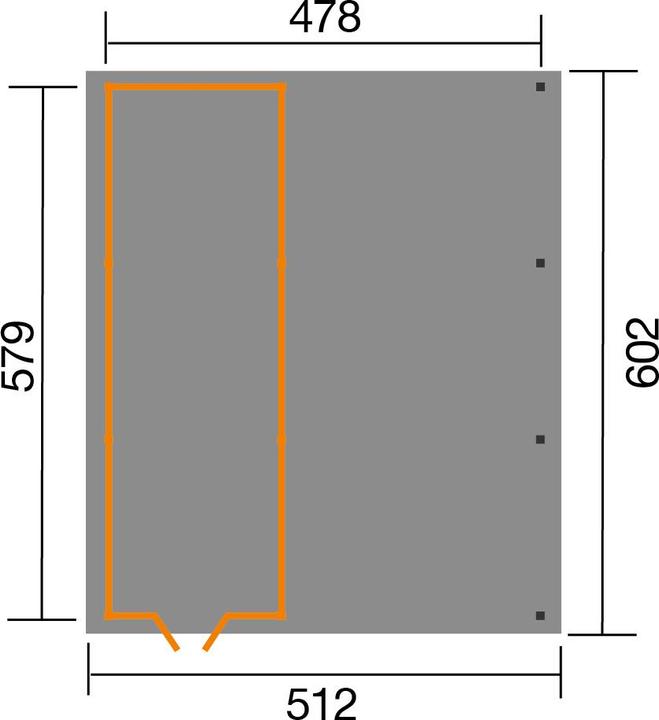Produktbild Weka Holzbau Carport 607 Gr.3