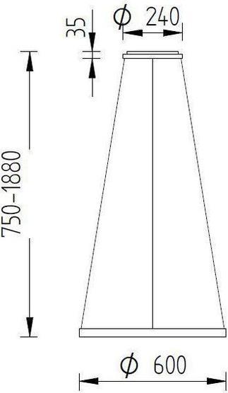 Produktbild Gebr. Knapstein GKS KNAPSTEIN Pendelleuchte Nickel Matt (3250 lm)