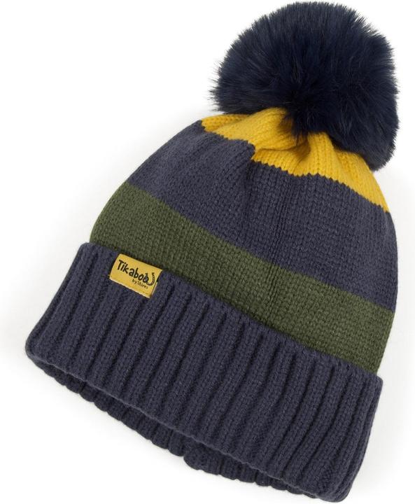 Actual product image Tikaboo Childrens/Kids Stripe Bobble Beanie