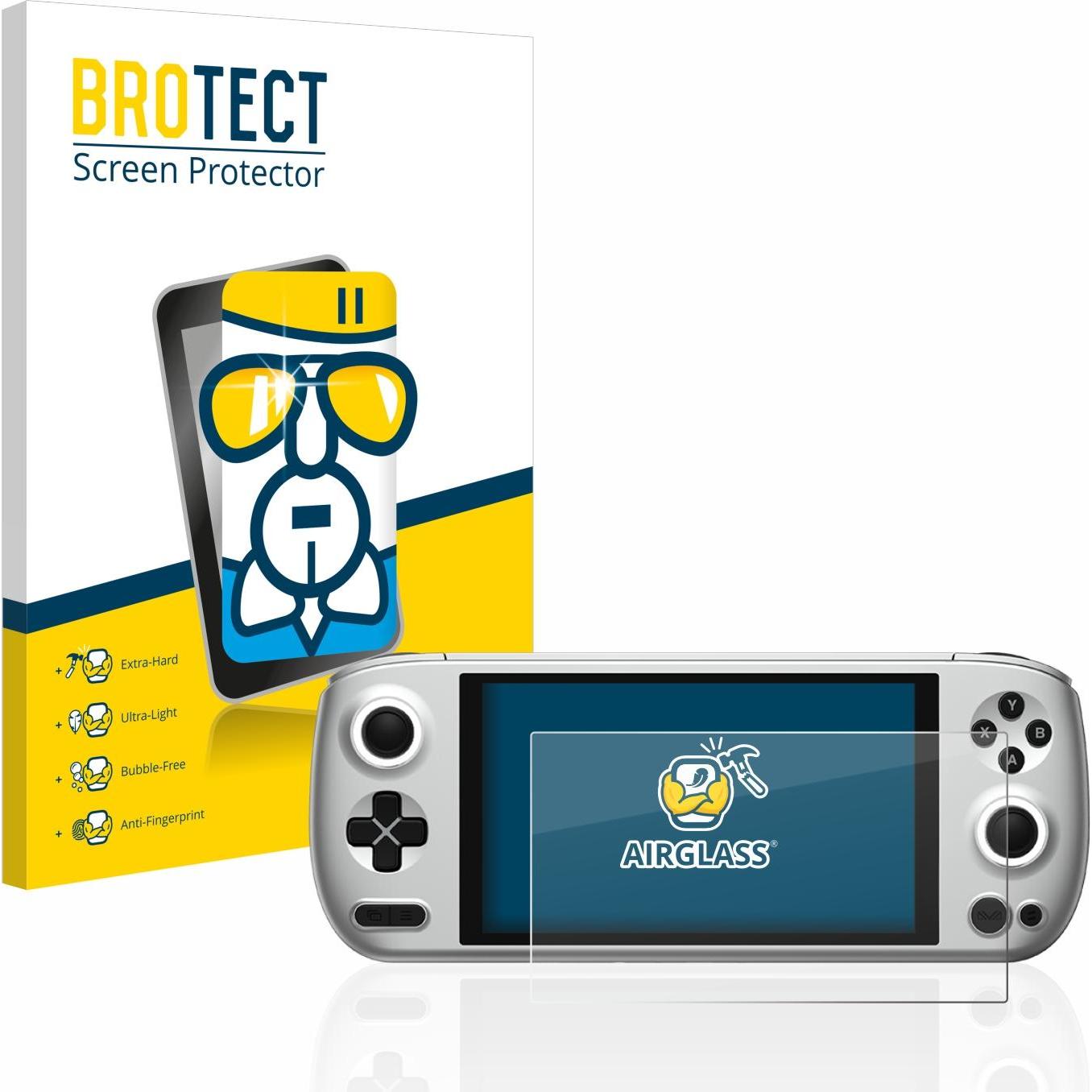 BROTECT AirGlass Panzerglasfolie, Weiteres Gaming Zubehör, Transparent
