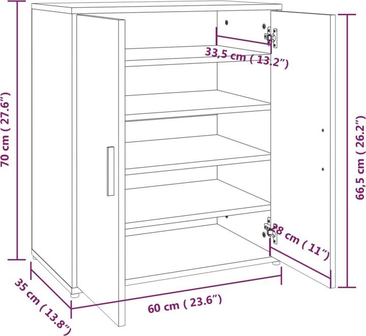 Image du produit vidaXL Anni (60 x 35 x 70 cm)