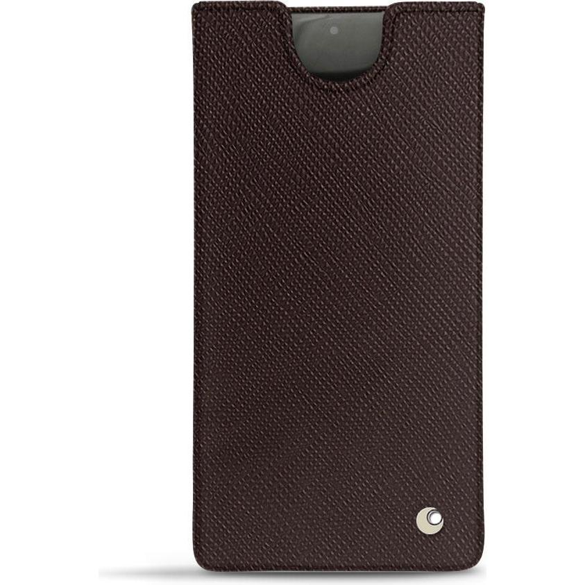 Noreve Lederschutzhülle (Samsung Galaxy Note 10+), Smartphone Hülle, Braun