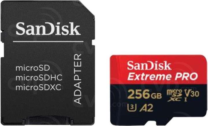 Immagine prodotto SANDISK Extreme PRO UHS-I V30 (256 GB, microSDXC, U3, UHS-I)