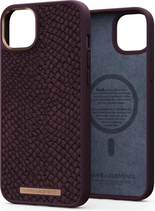 Njord Salm.Leather Magsafe Case (Apple iPhone 14 Plus)