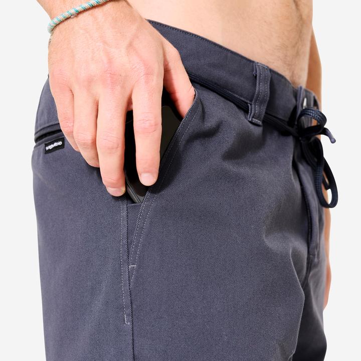 Actual product image Oxelo Hose Chino Skateboarding - CN500 Heavy grau (S)