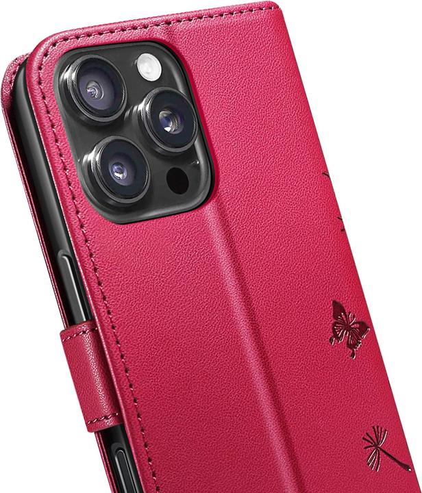Actual product image Zanaé Wallet Etui iPhone 16 Pro Blumen Design (Apple iPhone 16 Pro)