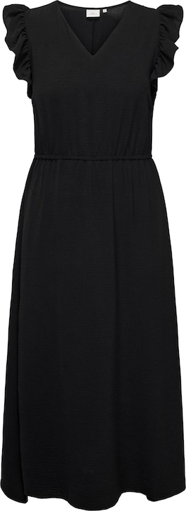 Only Normal geschnitten V-Ausschnitt Curve Langes Kleid Kleid