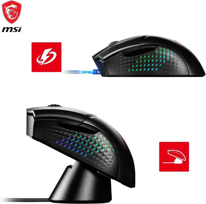 Actual product image MSI Clutch GM51 (Cable, Wireless)