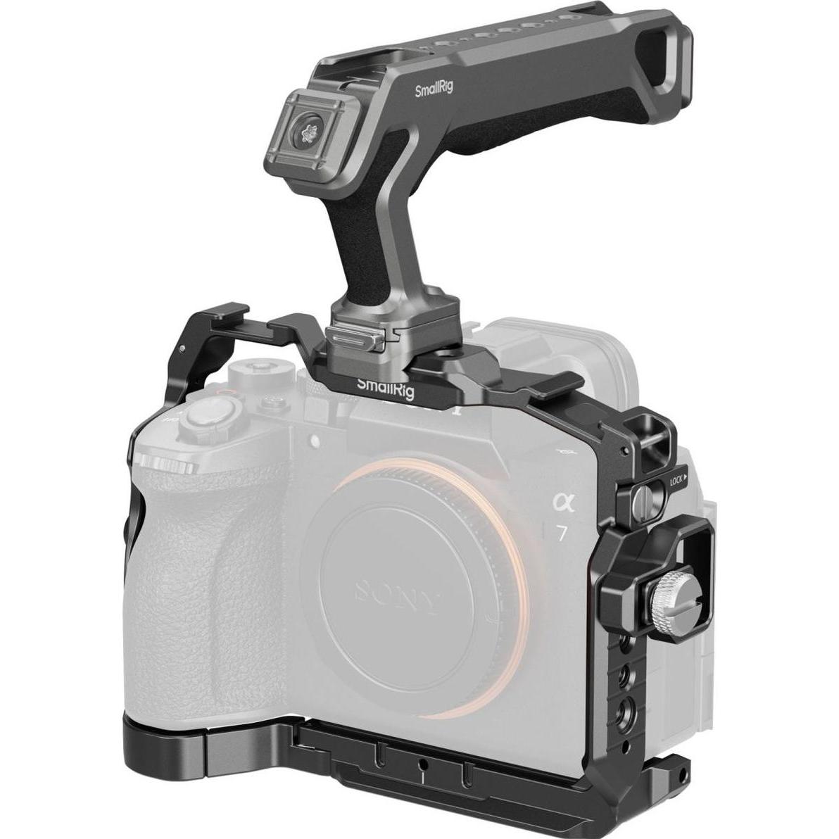 SmallRig 6027 HawkLock Cage Kit for Sony Alpha 7 V / 7R V / 7 IV (Gabbietta), Accessori video