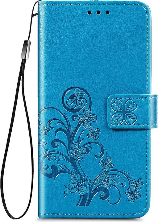 Actual product image König Design Case Mobile Protection for Samsung Galaxy S21 Case Flip Cover Pocket Cases Blue New (Samsung Galaxy S21+)