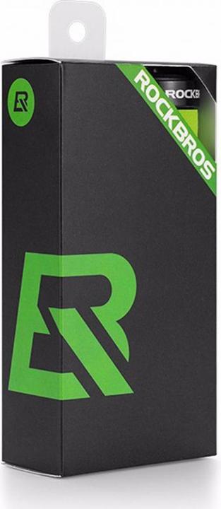 Actual product image Rockbros BT1001BKRD sponge bicycle handlebar grips - black and red