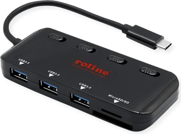 Immagine prodotto Roline Hub / switch USB (USB-C, 4 porte)