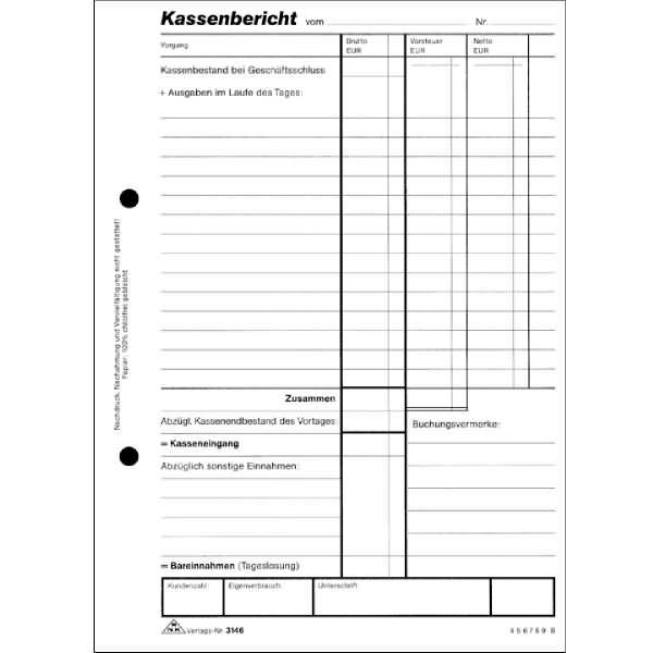 Image du produit Rnk Bloc de livres de caisse A5 (50 x)