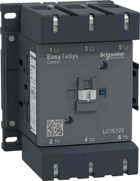 Produktbild Schneider Easy TeSys Leistungsschütz 3P 120A 24V AC 50Hz LC1E120B5