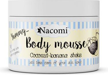 Valeurs nutritives et ingrédients Nacomi Mousse pour le corps Mousse pour le corps Coconut Banana Shake (Crème pour le corps, 180 ml)