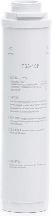 Actual product image Naturewater T-33-10F Inline Active-coal Block Filter for Drinking Water Reverse Osmosis Spare Filter