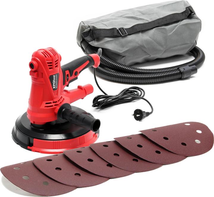 Produktbild Wiltec Trockenbauschleifer 1280W 215mm Schleifteller Wand- und Deckenschleifer (Wand- & Deckenschleifer, 1280 W)