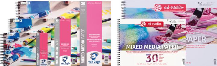 Image du produit Van Gogh médias mixtes (A5, Blanc, Couverture rigide)