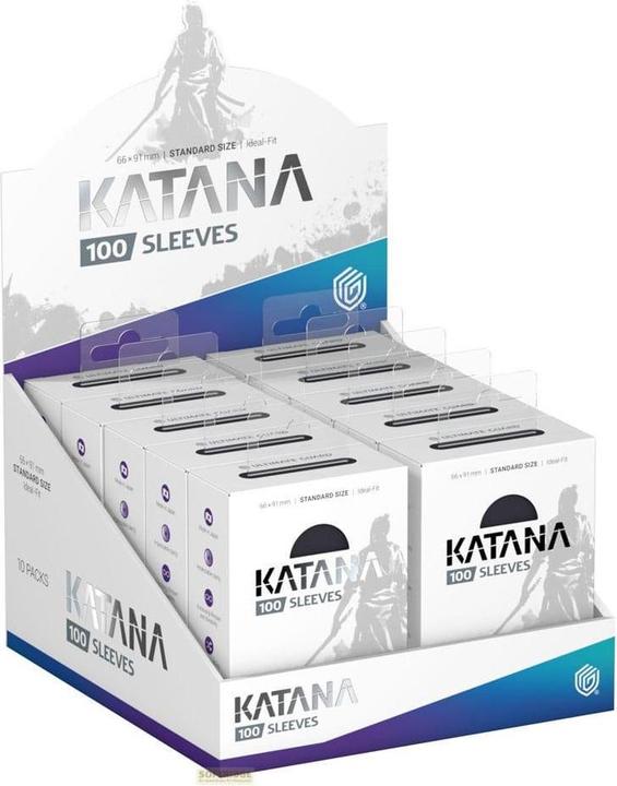 Actual product image Ultimate Guard Katana Sleeves Standardgrösse Obsidian Shard (100)