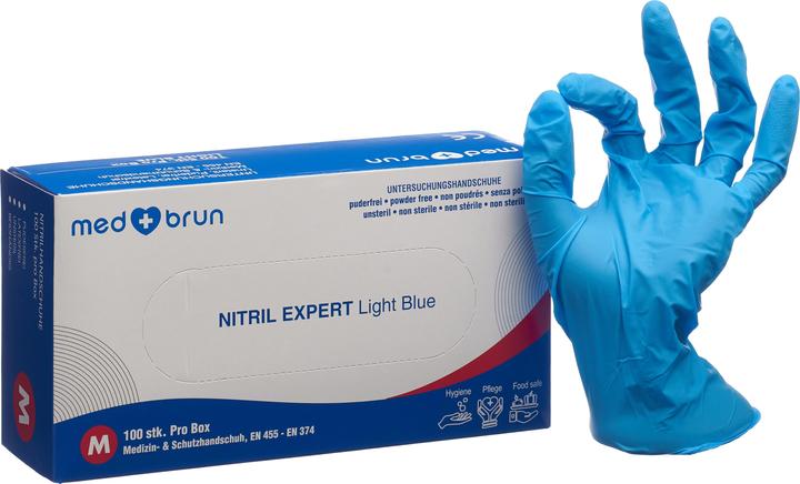 Image du produit MedBrun Gants jetables en nitrile Expert (M)