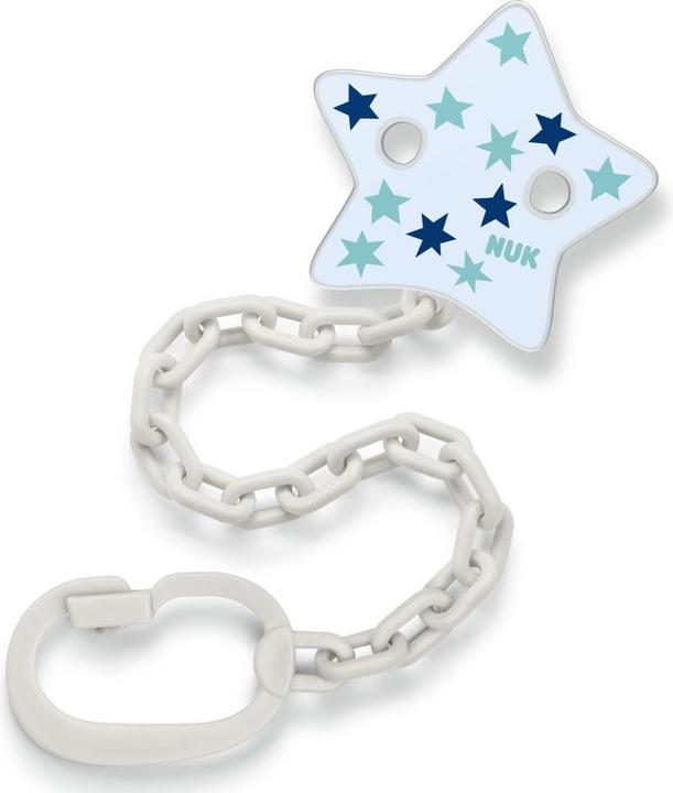 Produktbild NUK Schnullerketten Schnullerkette für Schnuller mit Greifring - Stern (1 x)