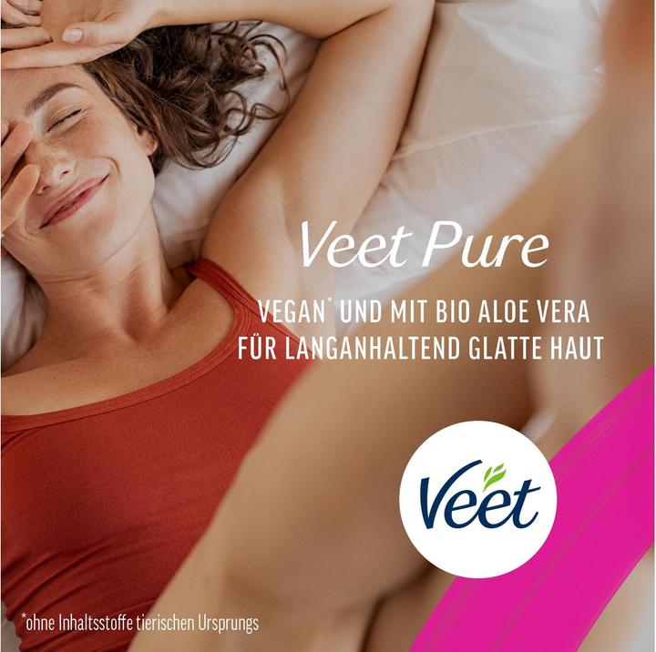 Actual product image Veet Pure Enthaarungscreme Körper & Beine, sensible Haut (100ml) (1x, 100 ml)