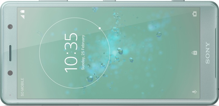 Actual product image Sony Xperia XZ2 Compact EU (64 GB, Moss Green, 5", Hybrid Dual SIM, 19 Mpx, 4G)