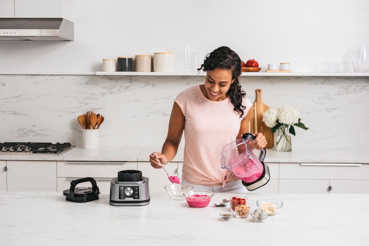 Productafbeelding Ninja CB350EU Foodi 3-in-1 Power Nutri Blender & Auto-iQ 1200 W (EU-stekker, 1200 W)