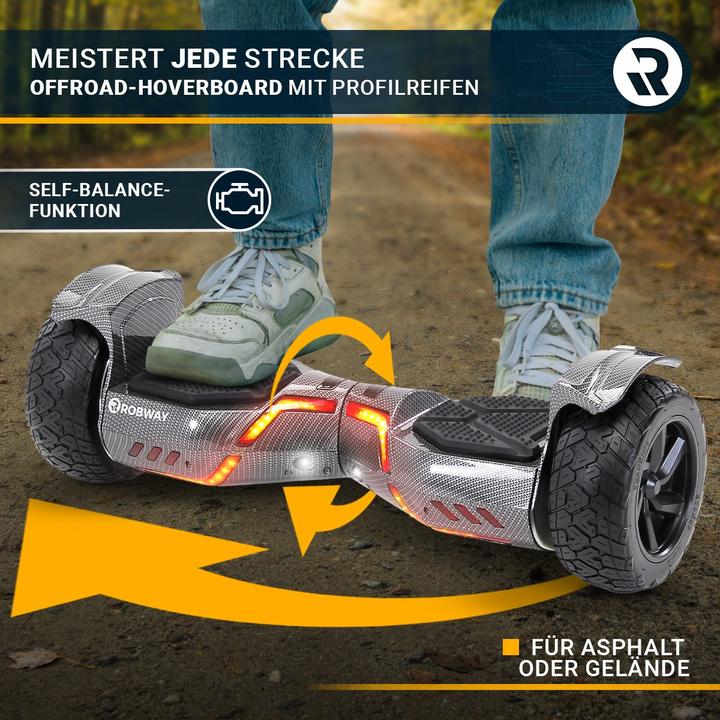 Actual product image Robway Hoverboard X2 E-Balance Board Scooter Electric Scooter Smart Self Balance (Woodland Camo