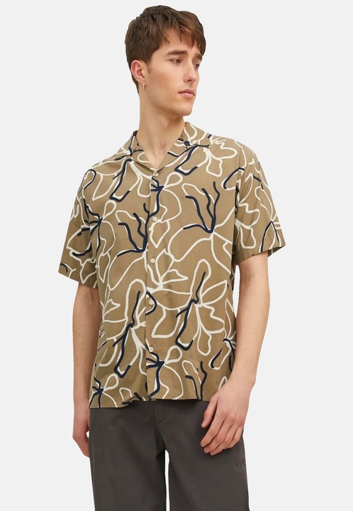 Image du produit Jack & Jones Jprbladrew Print Resort Shirt S/S Ln (M)
