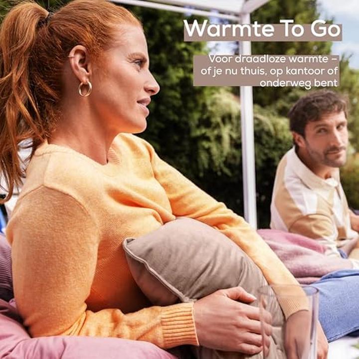 Actual product image Beurer HK 77 Heaty smokey-taupe (45 x 45 centimetres)