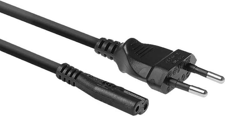 Actual product image Powercord Euro male - C7 female black 1.5 m (1.50 m)