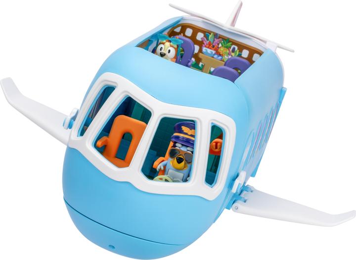 Productafbeelding Moose Bluey transformatiespeelset Holiday 3in1 vliegtuig-boot-hotel