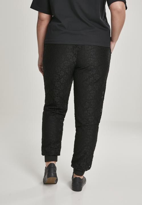 Actual product image Urban Classics Ladies Lace Jersey Jog Pants (L)