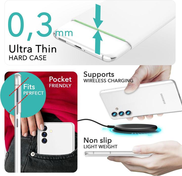 Image du produit Nalia Étui rigide mat extrêmement fin de 0,3 mm d'épaisseur (Samsung Galaxy S24)