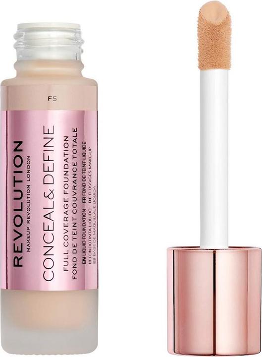 Produktbild Makeup Revolution Abdecken & Definieren Stiftung F5 23ml (Nº F5)