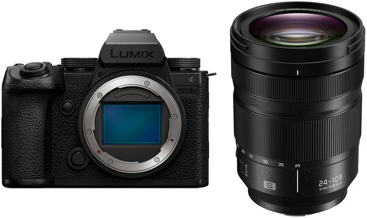 Produktbild Panasonic DC-S5 IIX + Lumix S 24-105 f4 (24 - 105 mm, 24.20 Mpx, Vollformat)
