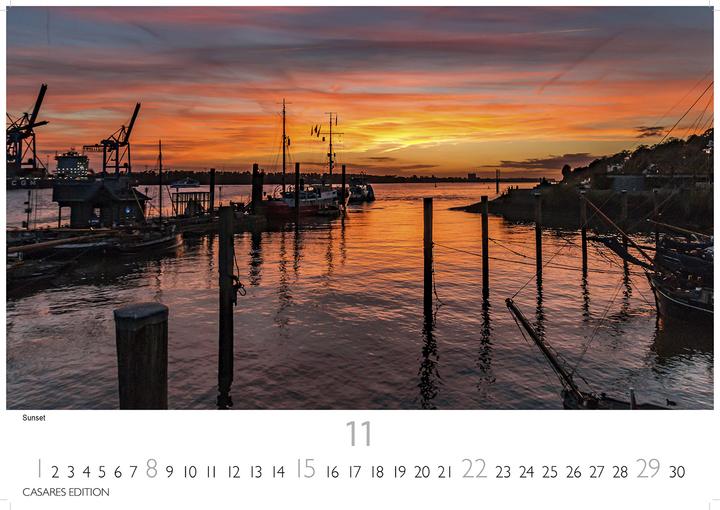 Actual product image Hamburg Kalender 2026 - Wandkalender | Fotokalender Deutschland 24x35cm | mit stimmungsvollen M (24x35cm)