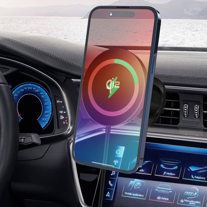 Produktbild FoneKit Air Vent Mag 15W Magnetic Qi2 Car Charger