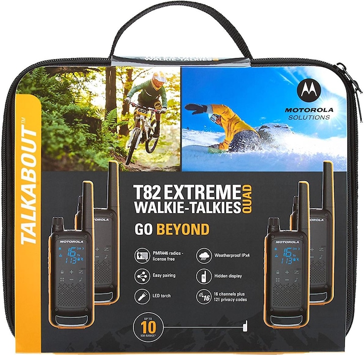 Actual product image Motorola TLKR T82 Extreme Quadpack (10 km)