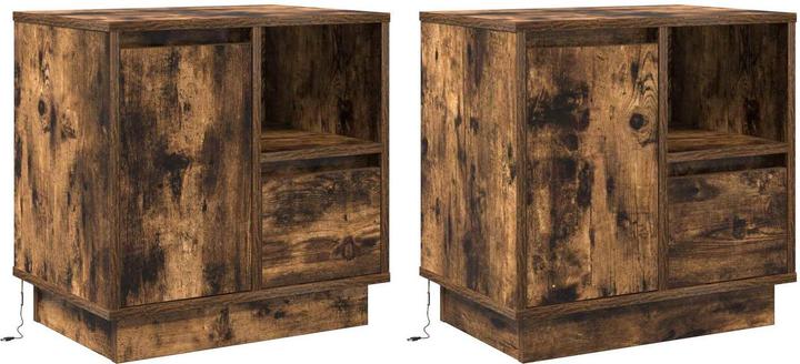 Brown, smoked oak