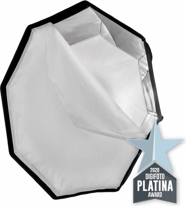 Produktbild Caruba Quick Assembly Matte Silber Octabox 95cm (Softbox, 95 cm)