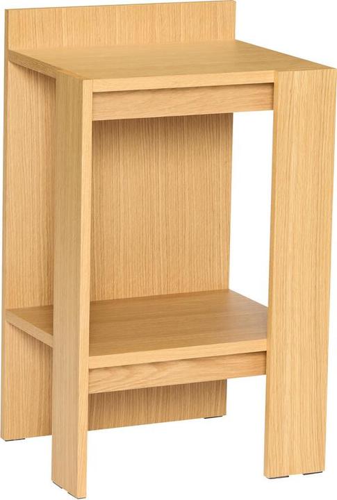 Actual product image Hübsch Merge Bedside Table Natural (37 x 37 x 70 cm)