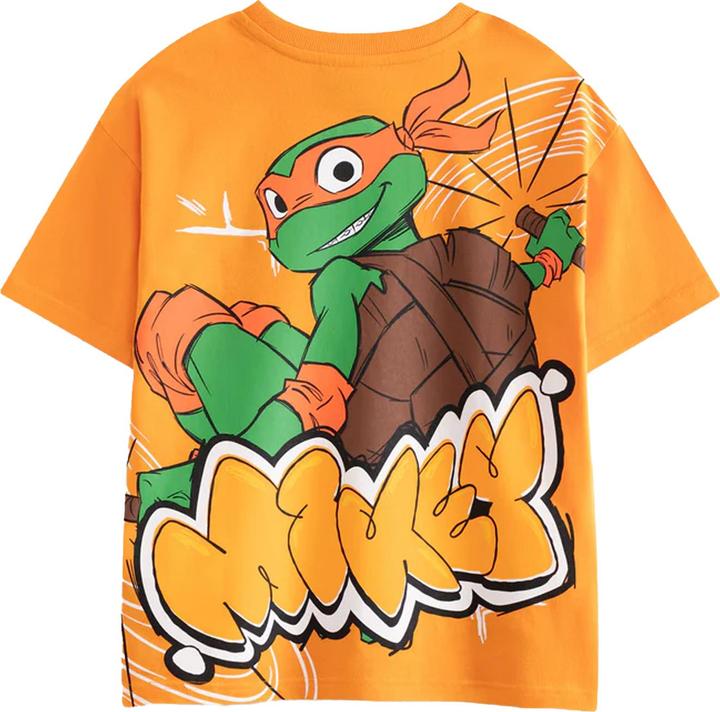 Actual product image Teenage Mutant NT Boys Michelangelo Short-Sleeved T-Shirt (134)