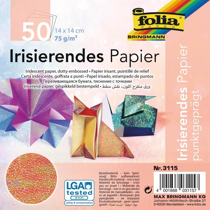 Actual product image Folia Leaflets Iridescent Dot (75 g/m², 50x)